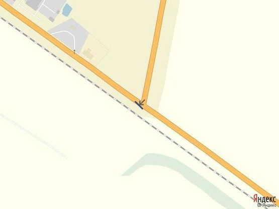 Схема рекламной плоскости по адресу м.Хуст обїзна, в сторону м.Тячів, в'їзд в центр міста,трасса Мукачево-Рогатин