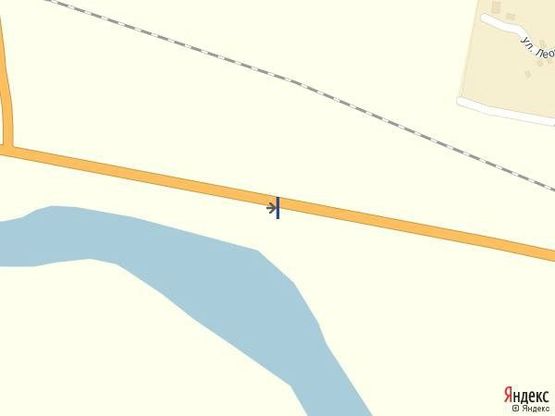 Схема рекламной плоскости по адресу м.Хуст, Вул. Волошина, в'їзд в місто траса Мукачево-Івано-Франківськ, в сторону м. Тячів