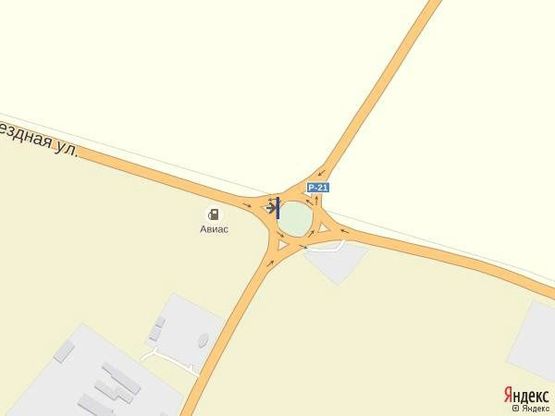 Схема рекламної площини за адресою Траса Мукачево-Рогатин. Круг с. Іза зі сторони м. Мукачево