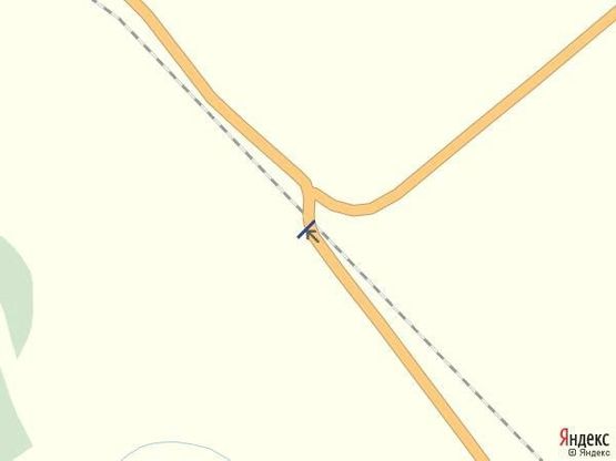 Схема рекламної площини за адресою Хустський район, поворот на с. Бороняво,переїзд, в сторону м. Хуст, траса Івано-Франківськ-Ужгород-