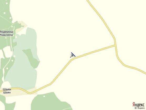 Схема рекламної площини за адресою с.Шаян, (зони відпочинку) курортне містечко виїзд