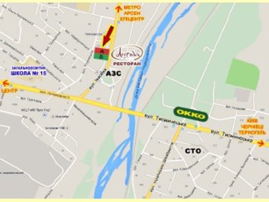 Схема рекламной плоскости по адресу Івасюка, 9 (навпроти Легенди)