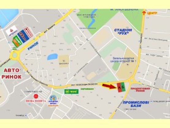 Схема рекламной плоскости по адресу Довженка-Чорновола  (кільце)