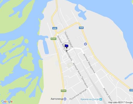 Схема рекламной плоскости по адресу ул. Приходько, 29