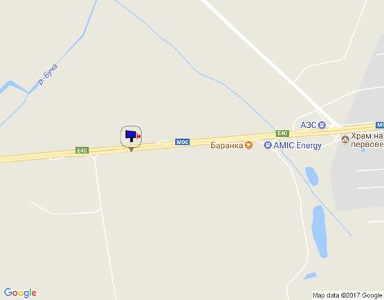 Схема рекламної площини за адресою с. Березівка, траса М-06 Київ-Чоп (Житомир), км 40+300 ліво