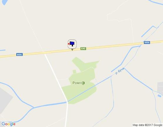 Схема рекламної площини за адресою траса М-06 Київ-Чоп (Житомир), км 42+850 ліво