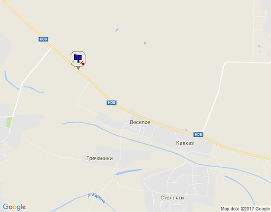 Схема рекламной плоскости по адресу Черкаська траса, Н-08 км 37+030 ліво, 1км до поворота на с. Дівички
