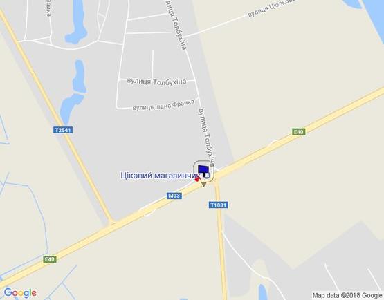 Схема рекламної площини за адресою Харьковская трасса, км 103+500 право,  г.Яготин