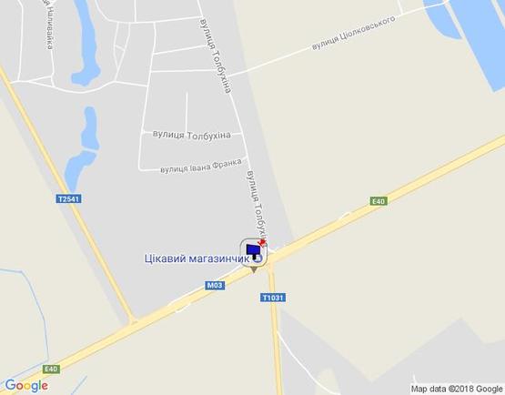 Схема рекламной плоскости по адресу Харьковская трасса, км 103+500 право,  г.Яготин