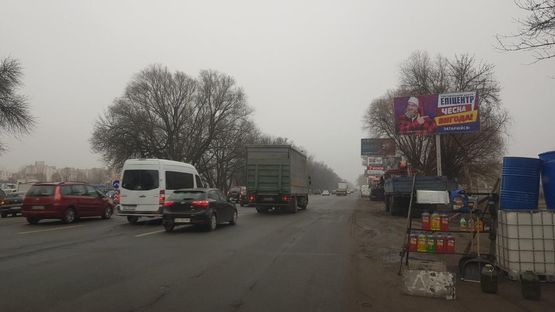 Схема рекламной плоскости по адресу Большая окружная ,750 м.до Одесской площади ,