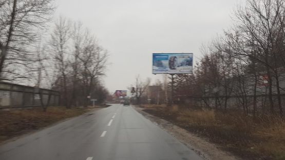 Схема рекламної площини за адресою Золоче-Осокорки-Киев