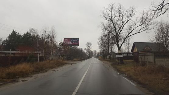 Схема рекламної площини за адресою Киев-Осокорки-Золоче