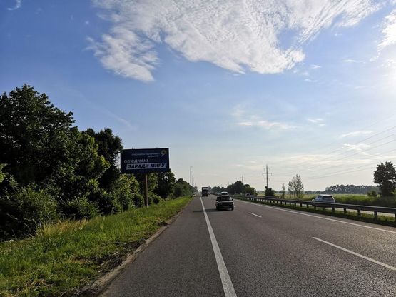 Схема рекламної площини за адресою М-05.Одесса -Киев , 36 км.700 м.