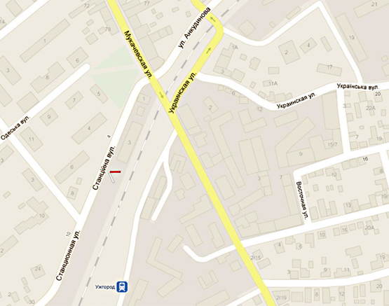 Схема рекламной плоскости по адресу вул. Вул. Станційна (біля багаж.відділ.) місце №7