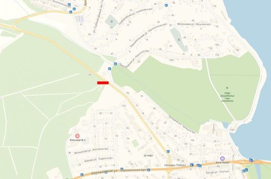 Схема рекламной плоскости по адресу Львівська ( Фін.академія), 150м до майдану Перемоги