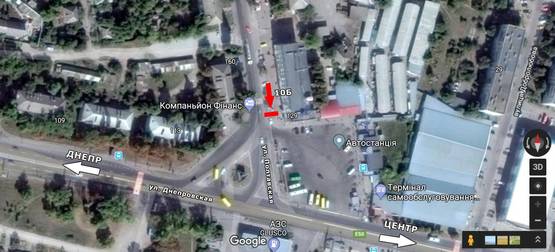 Схема рекламной плоскости по адресу ул. Полтавская, 129, офис-центр КРЕЧЕТ, Штерн, 3 аптеки