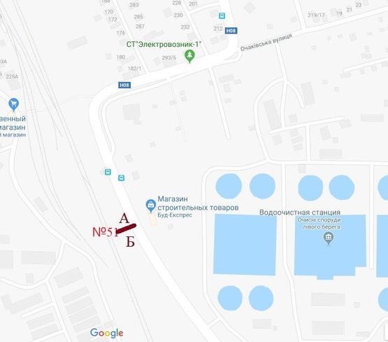 Схема рекламной плоскости по адресу Очаковская-Опытная станция