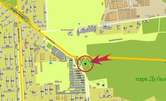 Схема рекламної площини за адресою Стеценко/Саратовская (В)