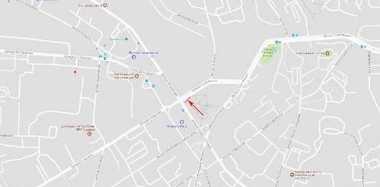 Схема рекламної площини за адресою Артема ул., возле ул.Глыбочицкая, к ст.м. "Лукьяновская", из центра