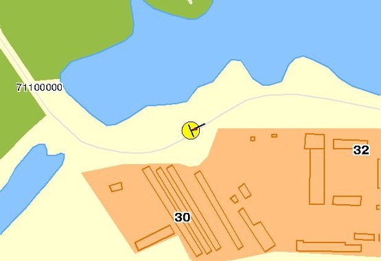 Схема рекламної площини за адресою Электриков ул.7, возле подземного перехода, 2-й от Московского моста