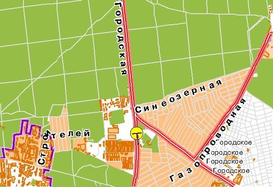 Схема рекламної площини за адресою Палладина Академика пр-т, поворот к ул.Стеценко, от ст.м.Академгородок, к Пуща-Водице