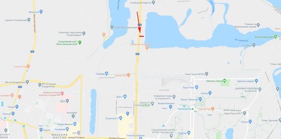 Схема рекламної площини за адресою Богатырская ул.