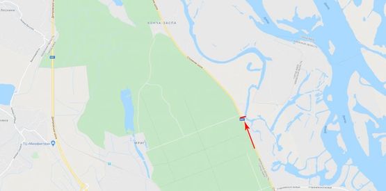 Схема рекламной плоскости по адресу Столичное шоссе (03-1020-01)