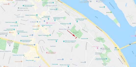 Схема рекламной плоскости по адресу Грушевского Михаила ул. 30/1