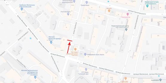 Схема рекламной плоскости по адресу Тарасовская ул. 38