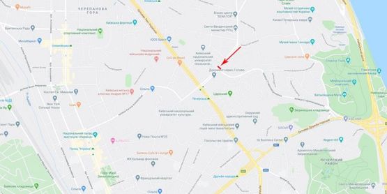 Схема рекламной плоскости по адресу Алмазова генерала ул. 6