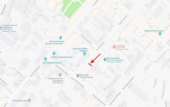 Схема рекламной плоскости по адресу Липская ул.  7/22, бульварная часть