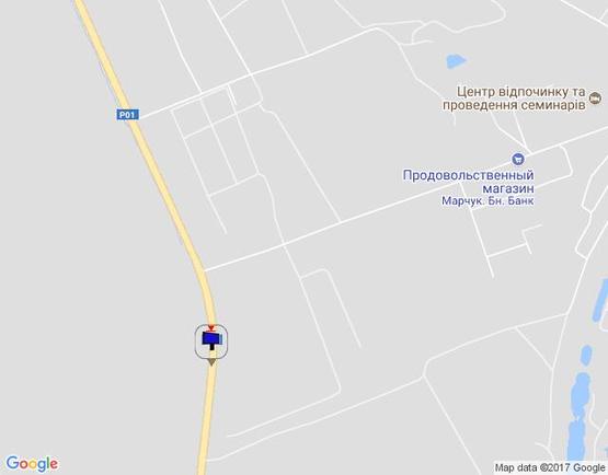 Схема рекламной плоскости по адресу Конча-Заспа, траса Р-02, км 34+100 право, поворот на с. Рудики