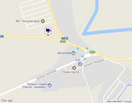 Схема рекламної площини за адресою м. Буча, траса М07, км 24+100 право,  вул. Шевченка, ЖК "Авіатор", напрямок з Ірпеня, в'їзд в Бучу,   200м за поворотом на Ірпінь, Гостомель