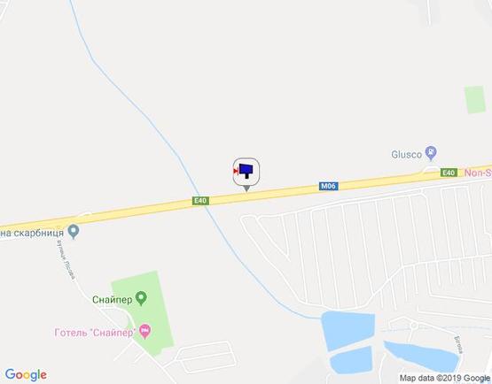 Схема рекламной плоскости по адресу с. Стоянка, траса М-06 Київ-Чоп (Житомир), км 22+950 право