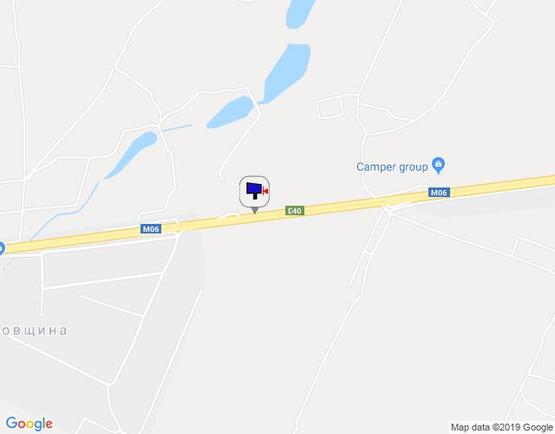 Схема рекламной плоскости по адресу с. Гурівщина, траса М-06 Київ-Чоп (Житомир), км 30+350 право