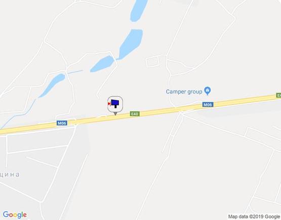 Схема рекламної площини за адресою с. Гурівщина, траса М-06 Київ-Чоп (Житомир), км 30+350 право