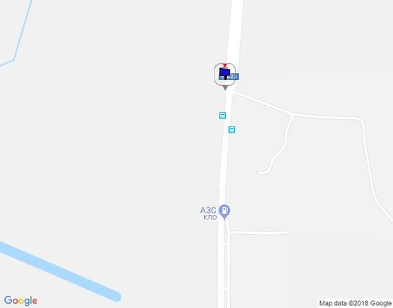 Схема рекламної площини за адресою вул. Декабристів, в'їзд у м. Васильків зі сторони Києва, перед зупинкою, перед АЗС КЛО