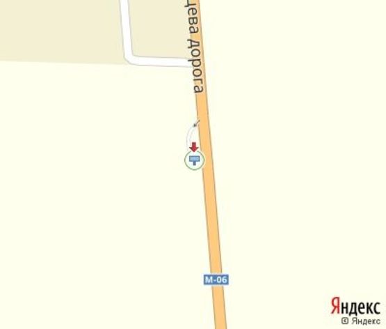 Схема рекламної площини за адресою Трасса Киев-Чоп  ( объездная Львова), ( с. Камянополь, АЗС "Укрнафта")