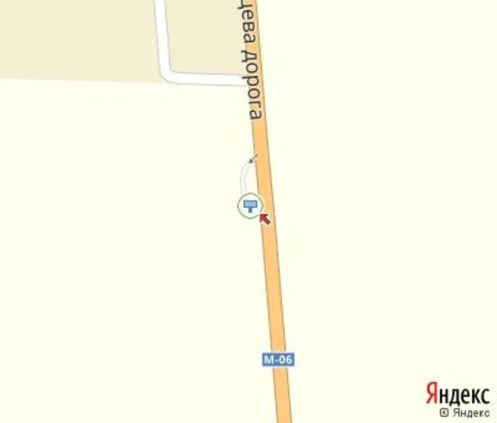 Схема рекламной плоскости по адресу Трасса Киев-Чоп  ( объездная Львова), ( с. Камянополь, АЗС "Укрнафта")