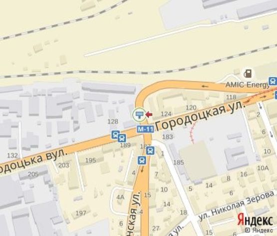 Схема рекламной плоскости по адресу Городоцкая ул., 126 (Ощадбанк, Райффайзен)