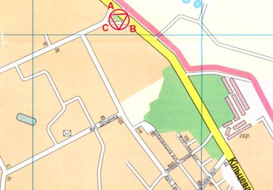 Схема рекламної площини за адресою Генерала Белова ул. - Кольцевая ул.