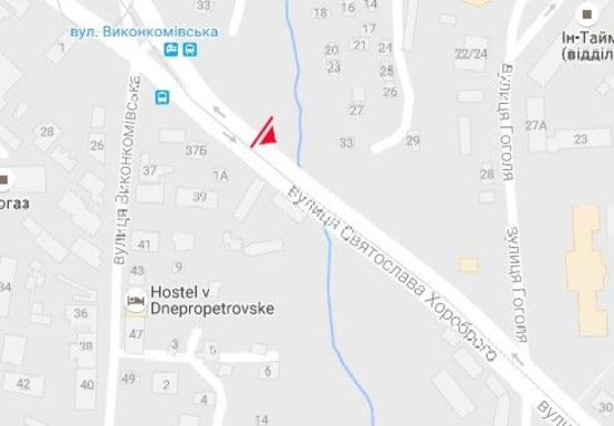 Схема рекламної площини за адресою Чкалова пр. - Чернышевского ул., 1-А