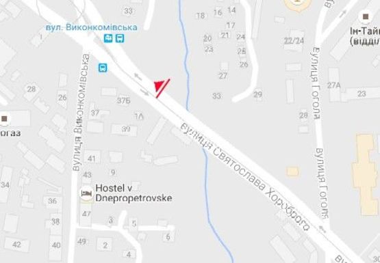 Схема рекламной плоскости по адресу Чкалова пр. - Чернышевского ул., 1-А