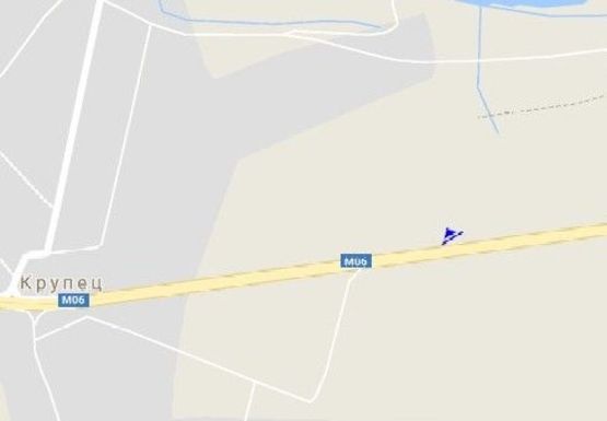 Схема рекламної площини за адресою Крупец с.