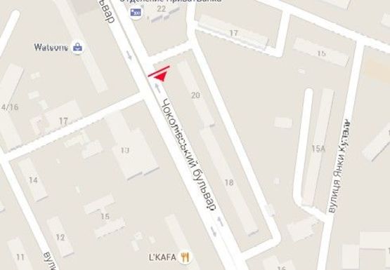 Схема рекламной плоскости по адресу Чоколовский б-р, 20