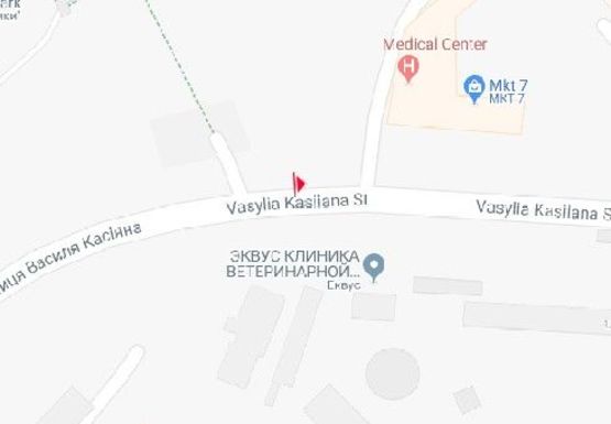 Схема рекламной плоскости по адресу Косияна ул.