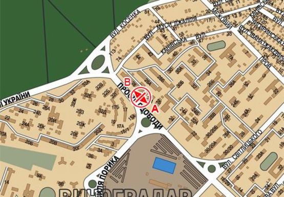 Схема рекламной плоскости по адресу Свободы пр., 26