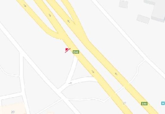 Схема рекламной плоскости по адресу Ак. Заболотного ул., 16 (на розделителе)