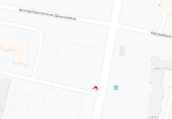 Схема рекламной плоскости по адресу Маяковского пр., 81/11