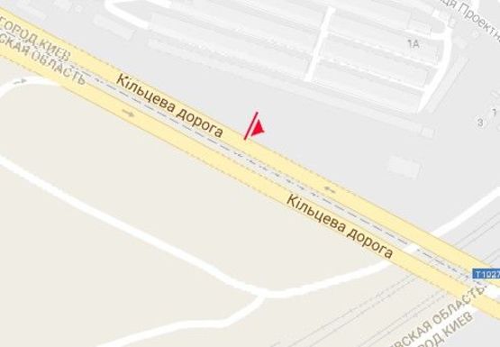 Схема рекламной плоскости по адресу Кольцевая дорога (Жулянский мост)